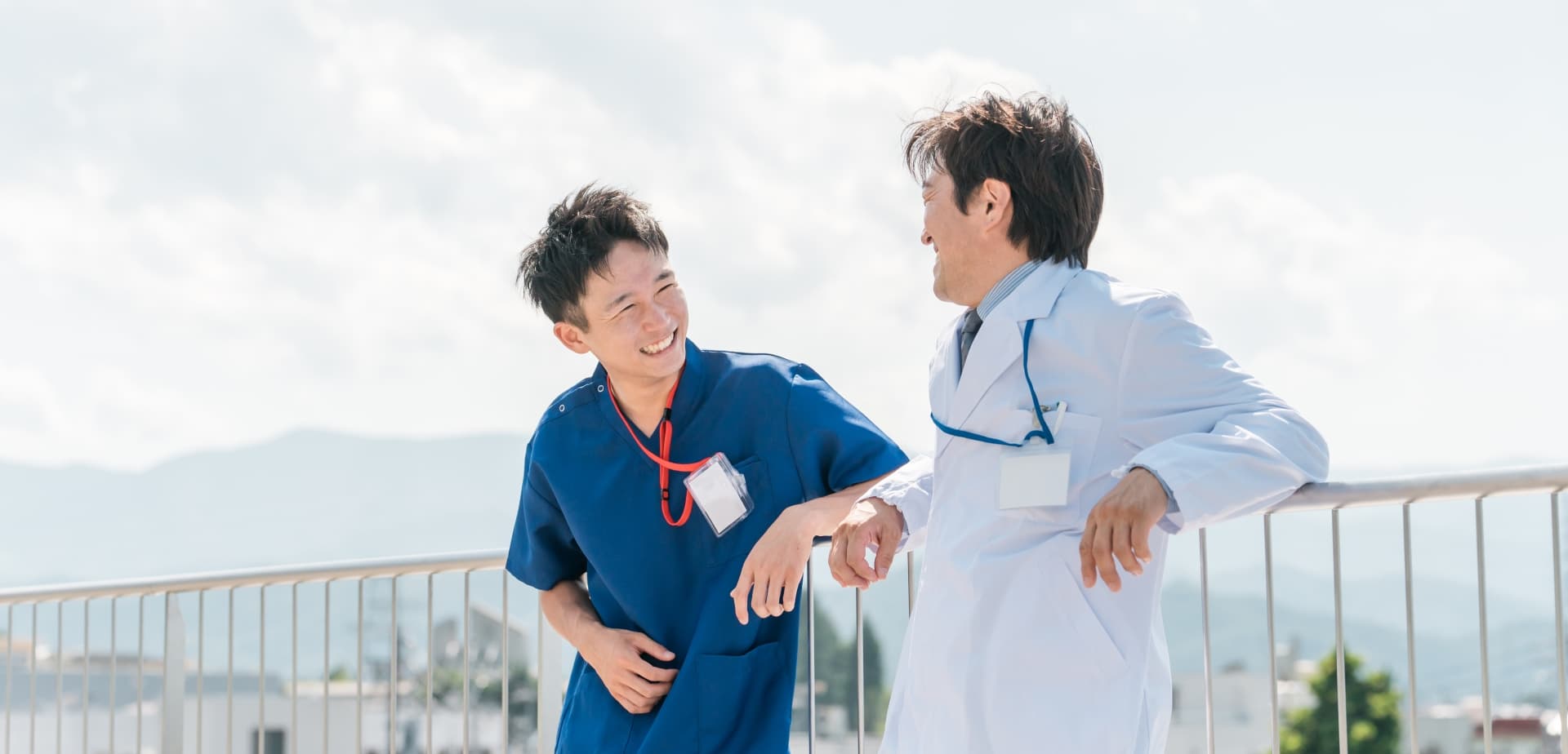 福祉現場のスタッフと利用者